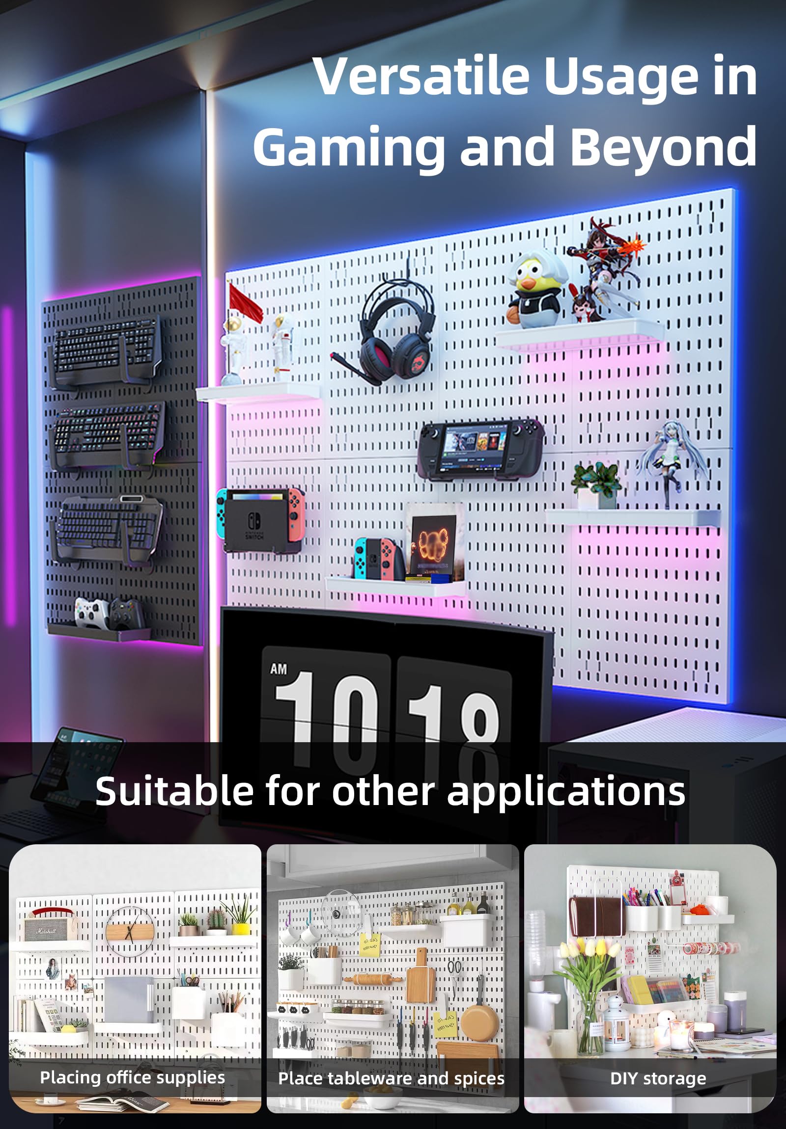 pegmap セット Zestify Revamp Your Space with A Versatile Pegboard Kit
